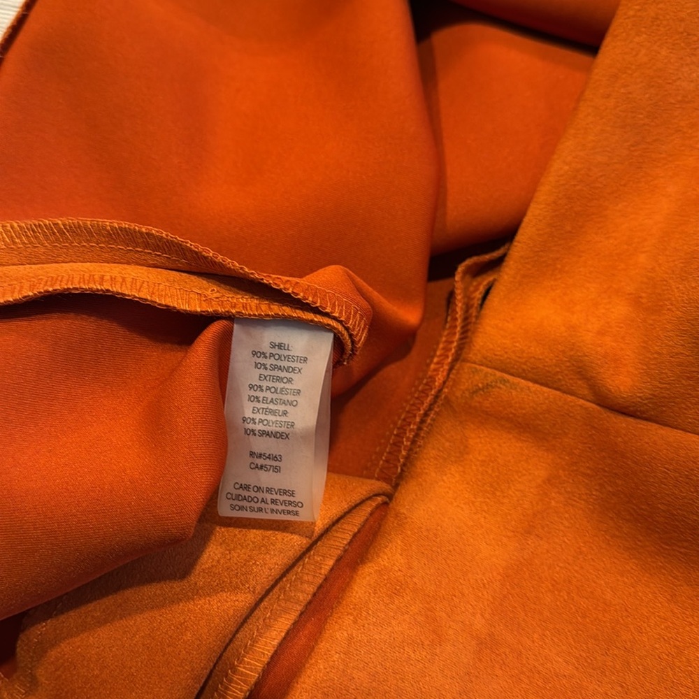 Women’s Calvin Klein Dress NWT size 12 MSRP $134 rust/burnt orange - Picture 15 of 15